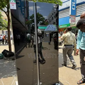 Hisense Fridge Ref558dr Black Mirror Glass Door With Water Dispenser