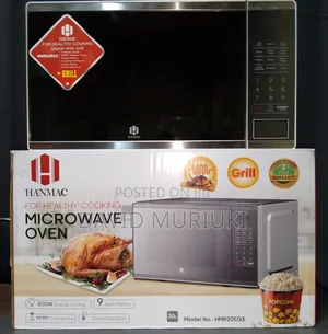 Silver Hanmac 20l Digital Plus Grill Microwave (3 Years Warranty)