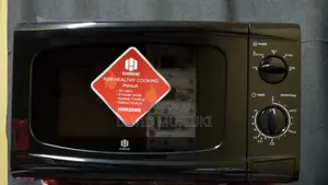 Hanmac 20l Manual Black White Microwave (3 Years Warranty).