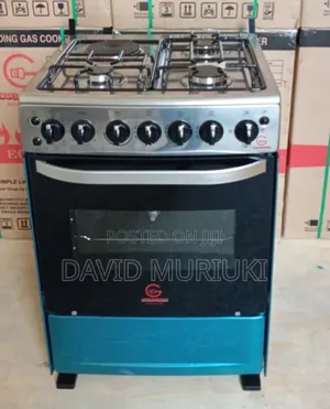 60*65 Eurochef Free Standing 3 Gas Burner +1 Electric Cookerwith Oven.