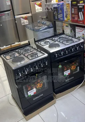 Black 50*55 Globalstar Jet 3+1 Standing Cooker With Electric Oven.