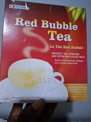 Edmark Red Bubble Tea for Relieving Stress, Building Stronger Bones