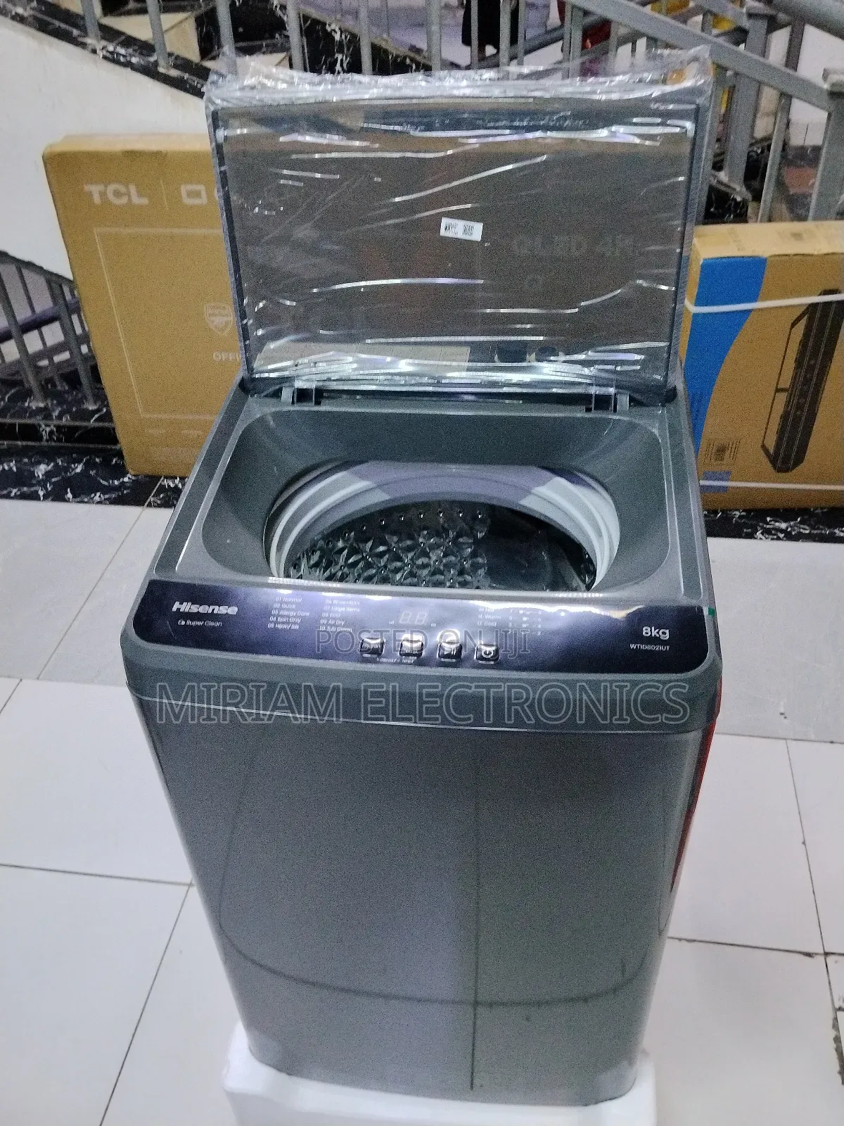Hisense Washing Machine Top Loading 8kg Full Automatic