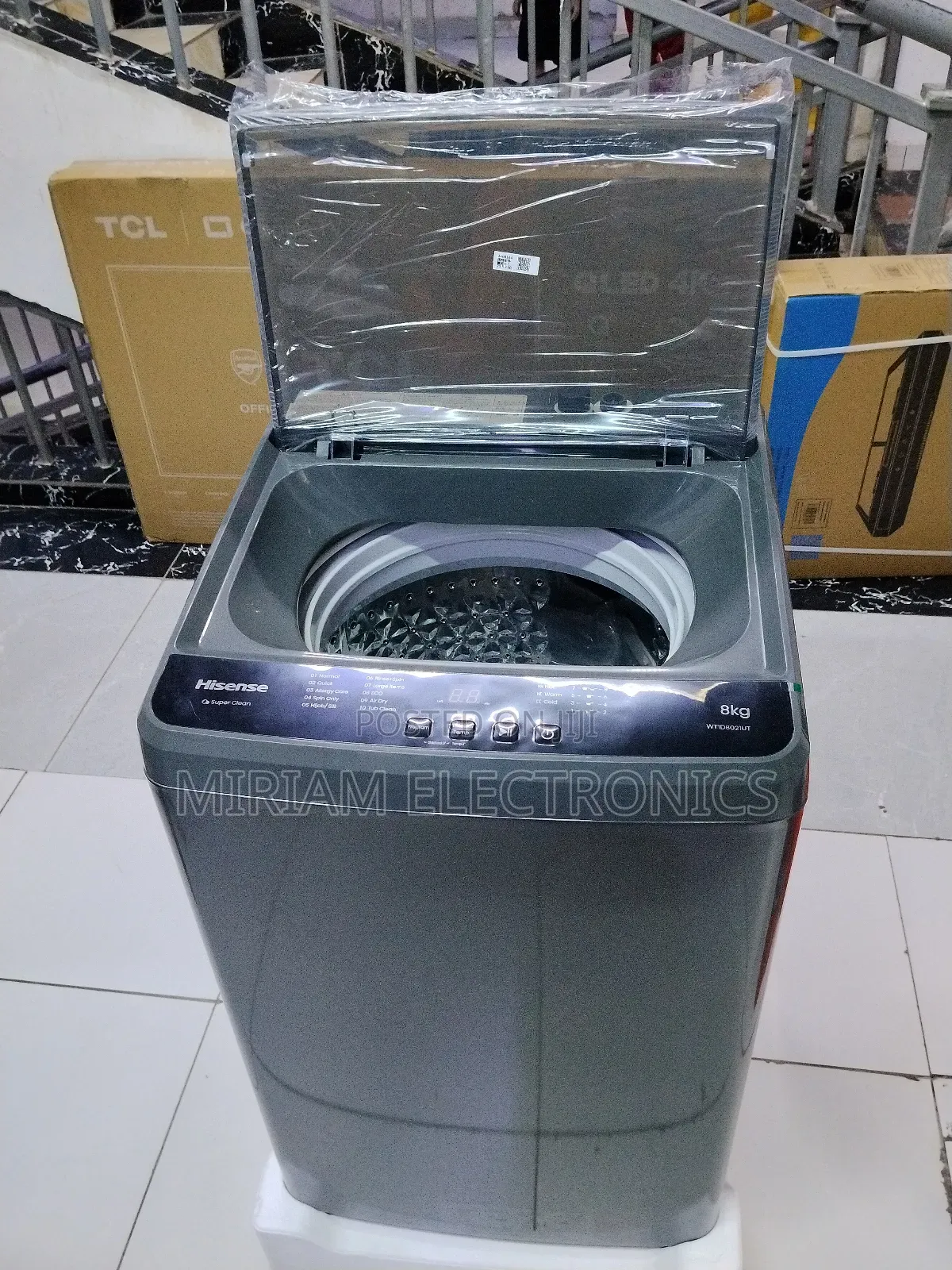 Hisense Washing Machine Top Loading 8kg Full Automatic