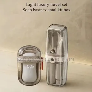 Portable Travel Soap Box and Toothbrush Holder Set