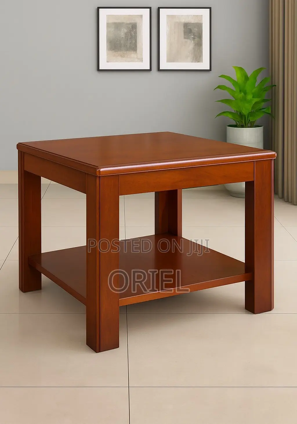 Coffee Table : Mahogany Square Coffee Table