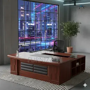 Luxurious Boss L Shaped Executive Manager Desk