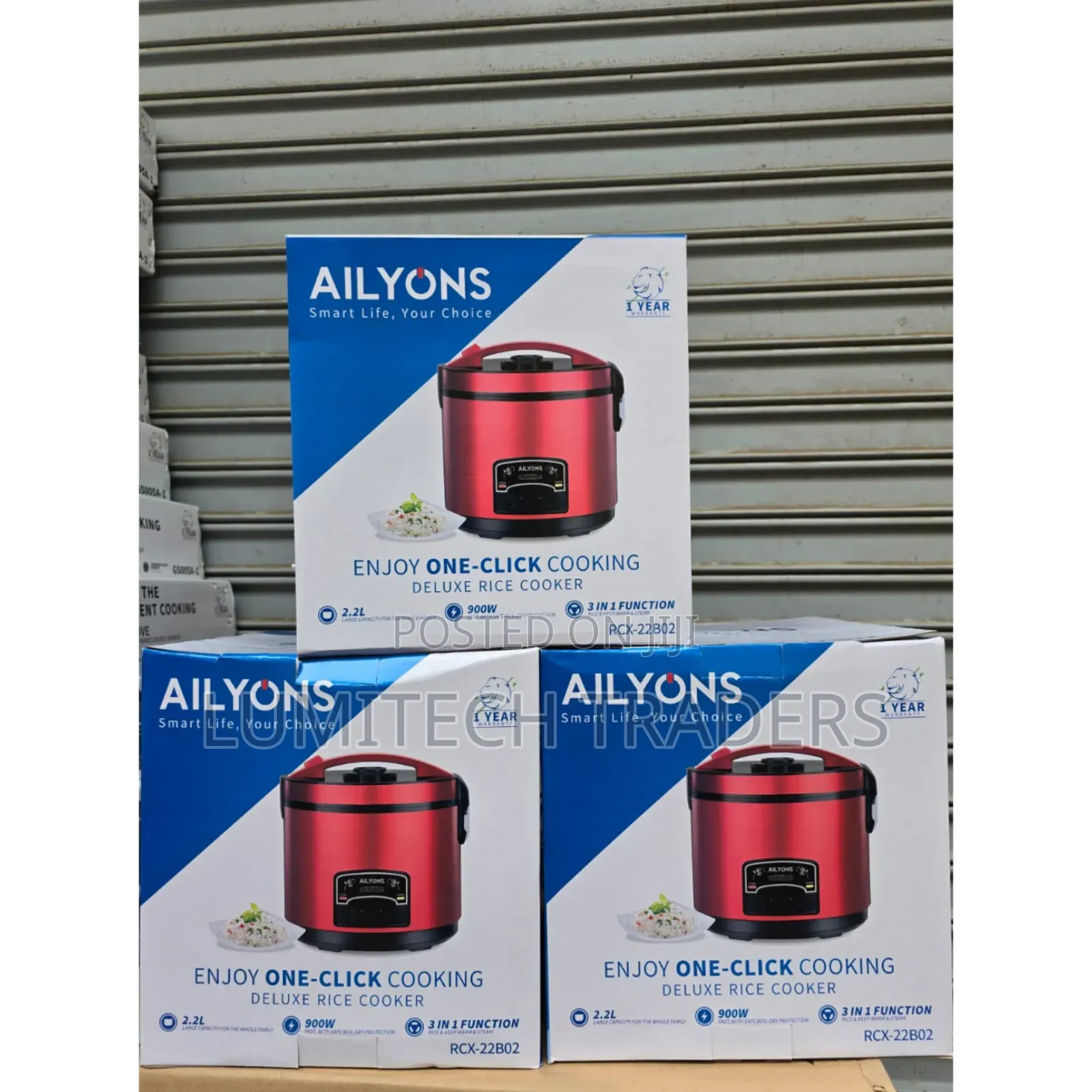 Ailyons 2.2 Litres Rice Cooker