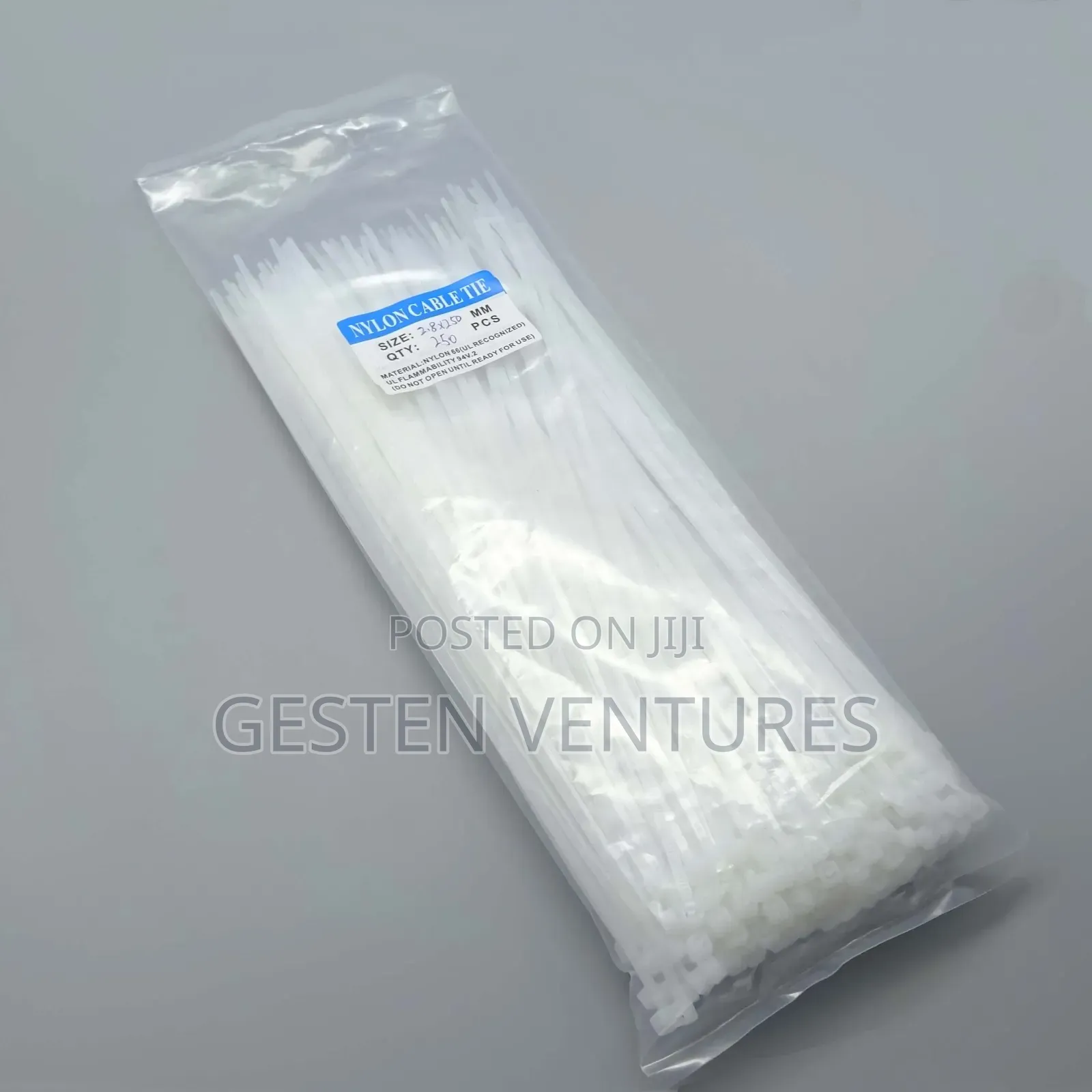Brand New White Nylon Cable Ties Fw6y