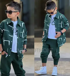  Boy's Fashionable 3 Piece Wear Set 3-11 Yrs