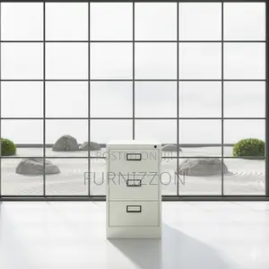 Office Metallic Filing Cabinet With 3 Drawers