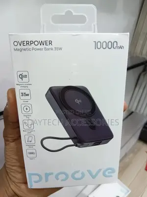 Proove Overpower 35w 10000mah Qi2 With Integrated Type Ccharging Cable