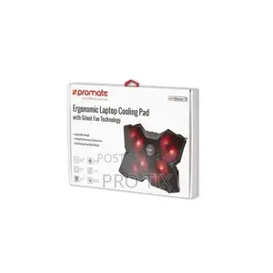 Promate Height Adjustable Ergonomic Laptop Cooling Pad