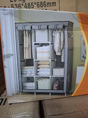 3 Colum Metallic Wardrobe