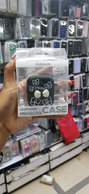 Apple Air Pods 1 2 Cute 3d Bow Tie Design Shockproof Soft Case
