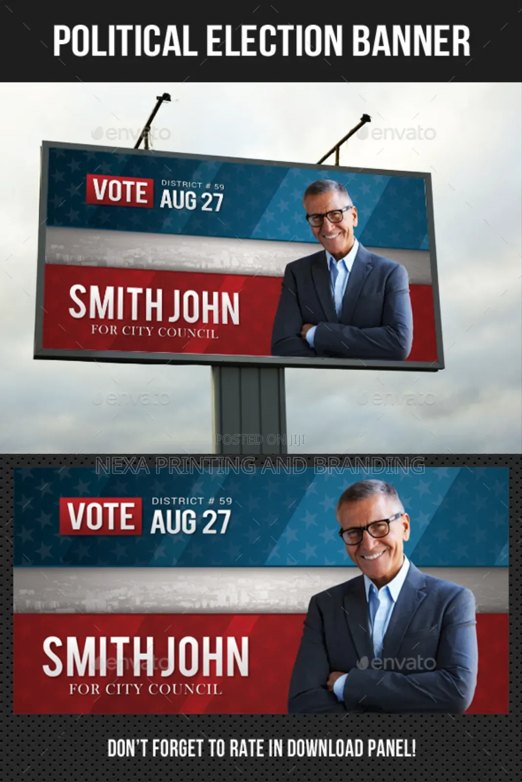 Campaign Billboard Banners Printing