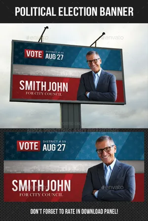 Campaign Billboard Banners Printing