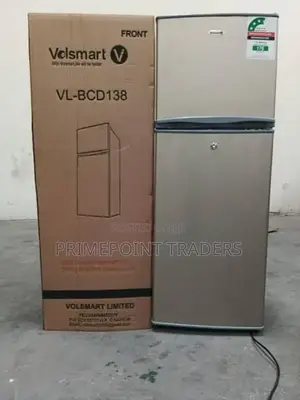 Fridge Volsmart 138l Double Door Refrigerator