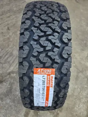 265 /75 R16 Maxxis at 980 (All Terrein) Thailand.