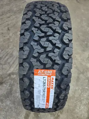 265 /75 R16 Maxxis at 980 (All Terrein) Thailand.