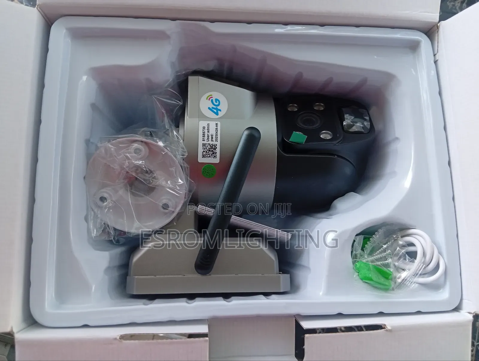 Solar Smart Dual-Lens CCTV Camera – No Power,