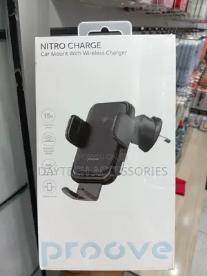 Proove Nitro Charge 15w Wireless Car Phone Charger (Black)