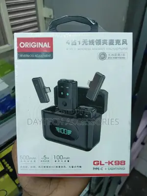 This Is a Gl- 4-in-1 Wireless Lavalier Microphone System.