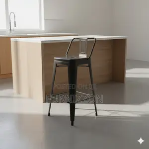 Low Back Tolix Metallic Bar Stool for Kitchen and Bar