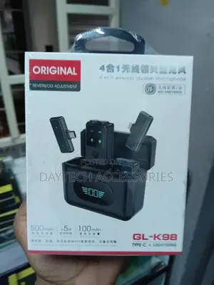 The Gl- 4-in-1 Wireless Lavalier Microphone.