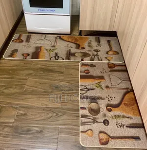 2-Piece Kitchen Mat Set | Non-Slip Rubber Mats