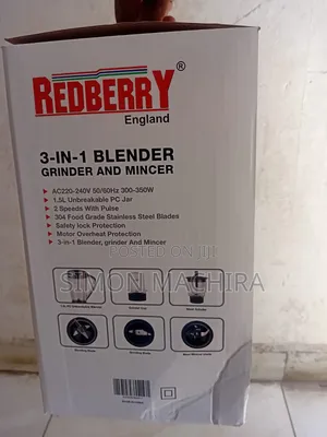 3 In 1 Redberry Blender