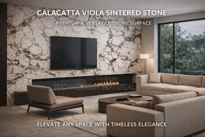 Calacatta Viola Sintered Stone | Luxury Tv Wall & Feature Wall Finish