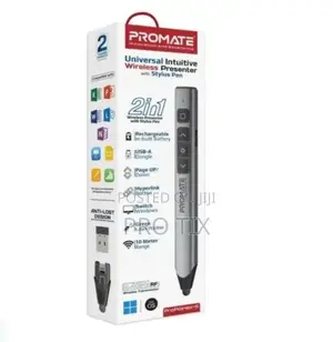 Promate Universal Presenter With Stylus Pen