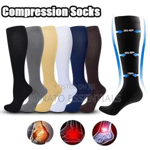 Pair of Compression Socks for Varicose Veins, Swelling and Sports