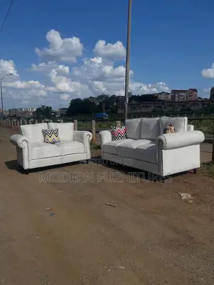 White 5 Seater Sofa/ 5 Seater Sofa/ 3,2