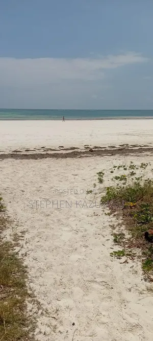 Water Touching 3.1/4 Acres Beach Plot at Galu Beach
