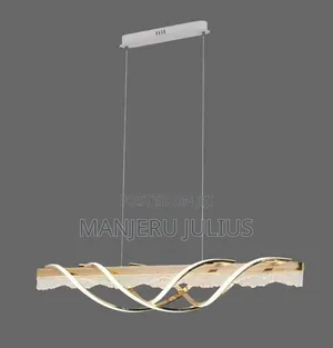 Led Elegant Straight Chandelier
