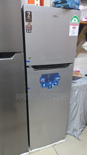 Mika Fridge, 2 Door Top Mount Freezer Defrost, 168litres