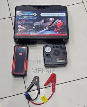 Emergency Car Jump Starter Power Bank With Built-in Tire Inflator