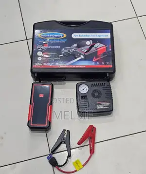 Car Jump Starter With Air Compressor –12v Battery Booster