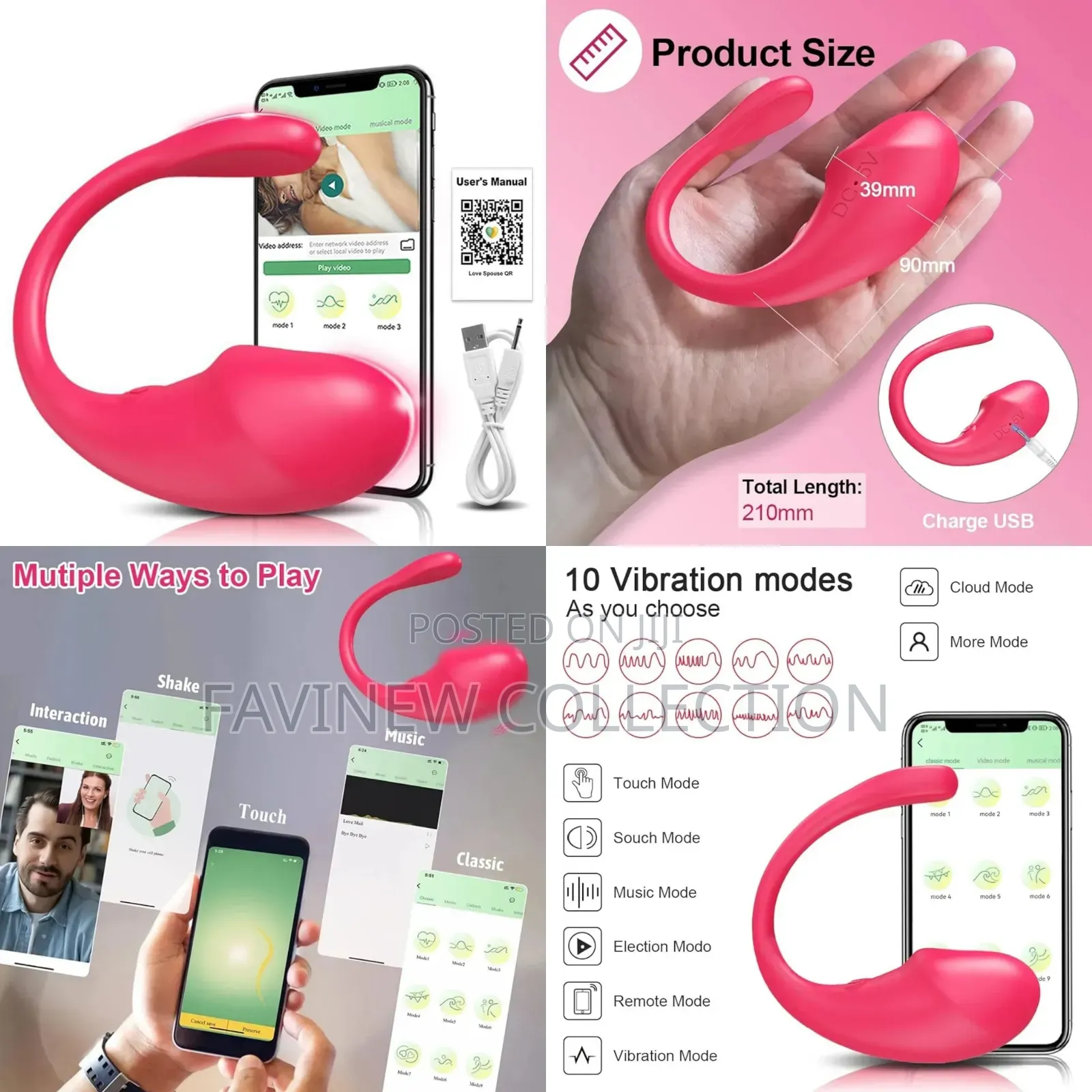 App Remote Control Vibrating Egg Adult Toy