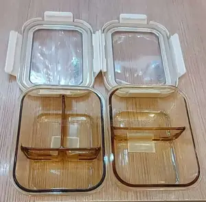 Glass Fridge and Microwave Friendly Food Containers