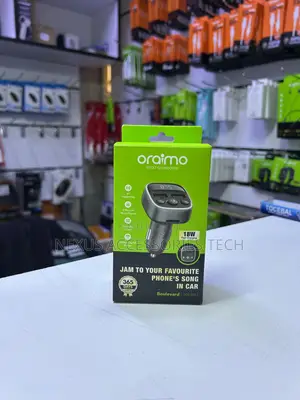 Oraimo 18w Car Charger Fm Modulator – Quick Charge for All Cars