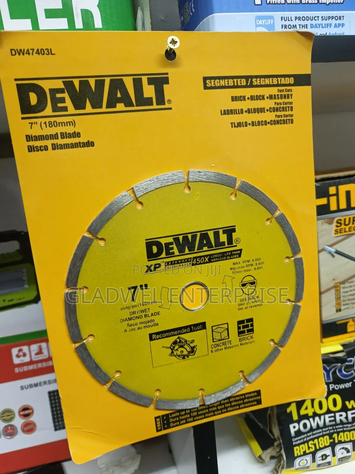 7inch Dewalt Diamond Cutting Disk