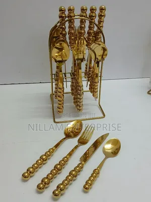24 PCS Cutlery Set With Stand