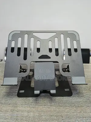 Metal Foldable Laptop Stand With Phone Holder