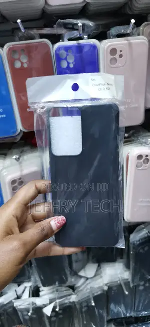Vikax Plain Black Soft Silicone Case for Oneplus Nord Ce 2 5g