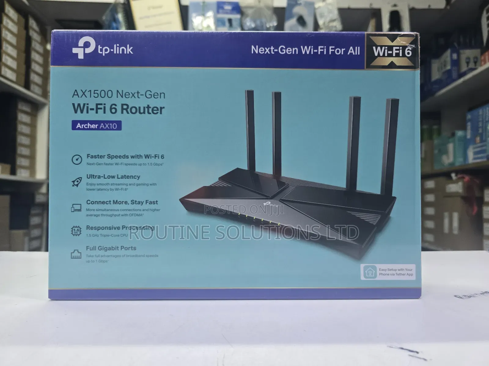 Tp-Link Ac1500 Next-Gen Wifi 6 Router Archer Ax10