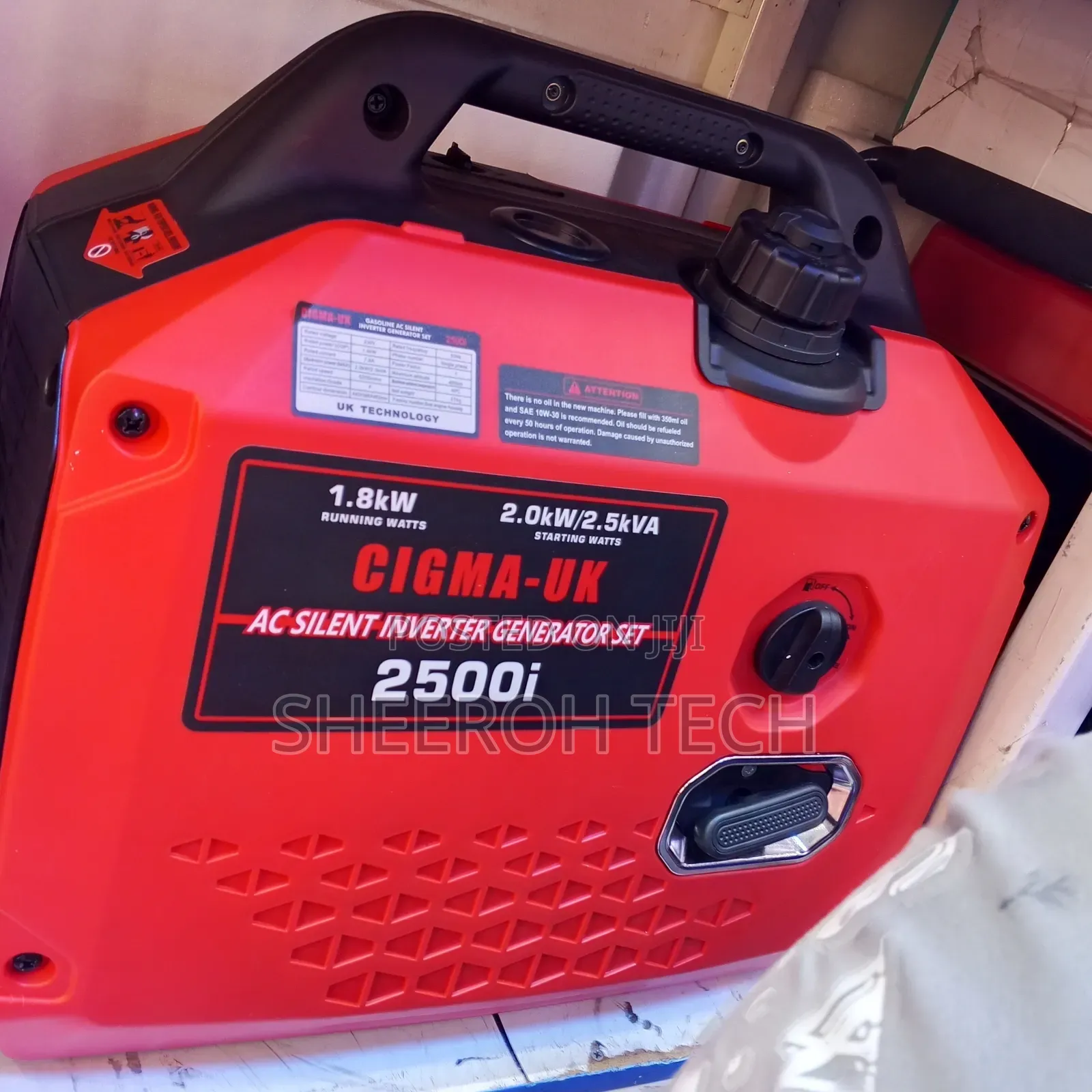 Cigma Uk Ac Silent Inverter Generator 2.5kva