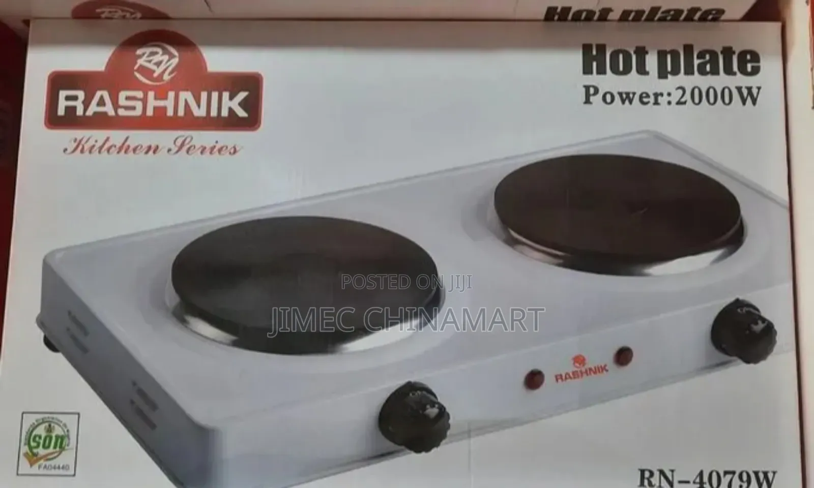 2000w Rashnik Double Hot Plates